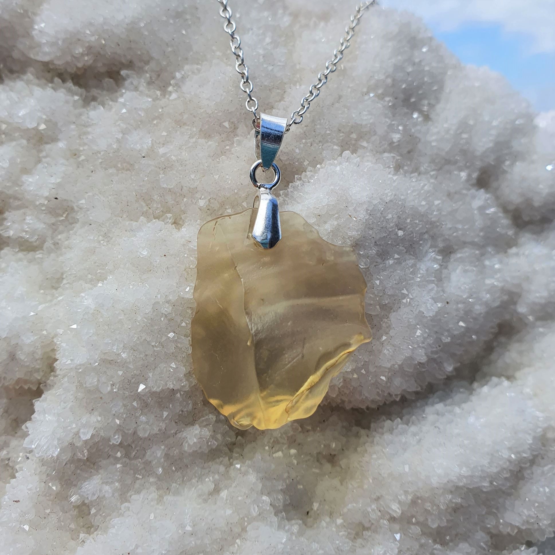 Libyan Desert Glass Pendant – Confidence and Potential 2.79 grams ...